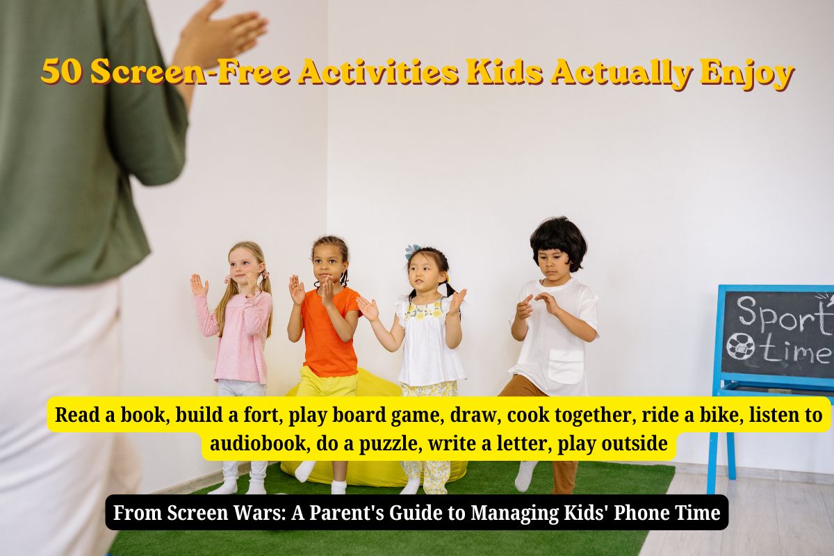 50 screen-free activities for kids